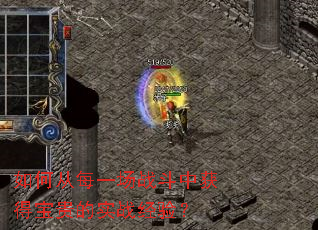 ��δ�ÿһ��ս���л�ñ����ʵս���飿