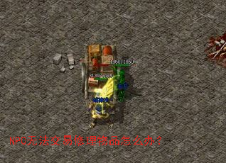 NPC�޷�����������Ʒ��ô�죿