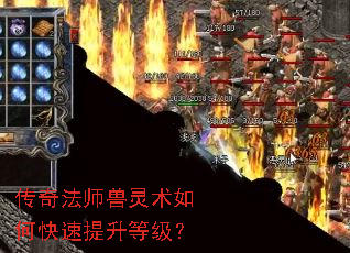 传奇法师兽灵术如何快速提升等级? 传奇法师兽灵术如何快速提升等级?
