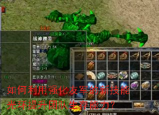 如何利用强化友军的新技能光环提升团队生存能力? 如何利用强化友军的新技能光环提升团队生存能力?