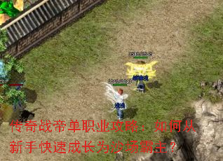 传奇战帝单职业攻略:如何从新手快速成长为沙场霸主? 传奇战帝单职业攻略:如何从新手快速成长为沙场霸主?