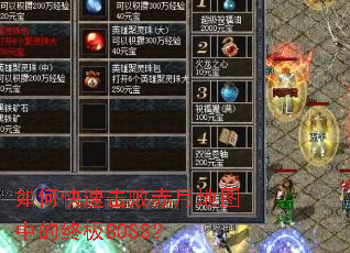 ��ο��ٻ��ܳ��µ�ͼ�е��ռ�BOSS��