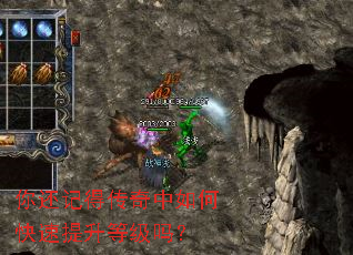 你还记得传奇中如何快速提升等级吗? 你还记得传奇中如何快速提升等级吗?
