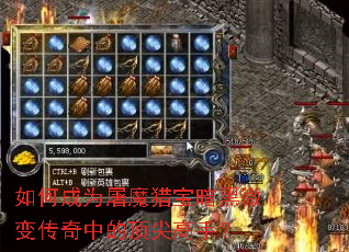 如何成为屠魔猎宝暗黑微变传奇中的顶尖高手? 如何成为屠魔猎宝暗黑微变传奇中的顶尖高手?