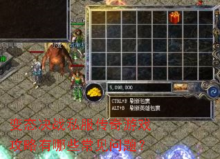 ��̬��ս˽��������Ϸ��������Щ�������⣿