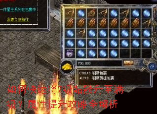 如何快速将7级骷髅升至满级?属性提升攻略全解析 如何快速将7级骷髅升至满级?属性提升攻略全解析
