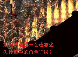 如何快速提升在遗忘迷失传奇中的角色等级? 如何快速提升在遗忘迷失传奇中的角色等级?