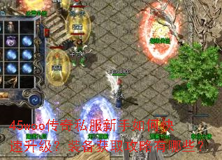 45woo传奇私服新手如何快速升级?装备获取攻略有哪些? 45woo传奇私服新手如何快速升级?装备获取攻略有哪些?