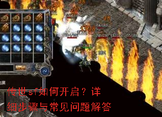 传世sf如何开启?详细步骤与常见问题解答 传世sf如何开启?详细步骤与常见问题解答