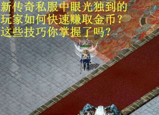 新传奇私服中眼光独到的玩家如何快速赚取金币？这些技巧你掌握了吗？