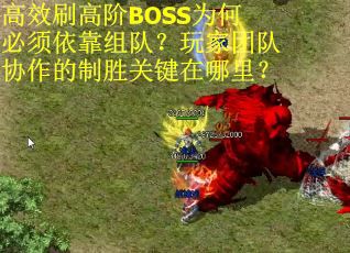 高效刷高阶BOSS为何必须依靠组队？玩家团队协作的制胜关键在哪里？