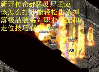 新开传奇sf恶灵尸王应该怎么打才能轻松击杀掉落极品装备？职业搭配和走位技巧有哪些？