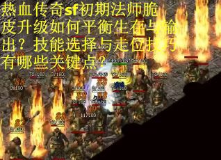 热血传奇sf初期法师脆皮升级如何平衡生存与输出？技能选择与走位技巧有哪些关键点？